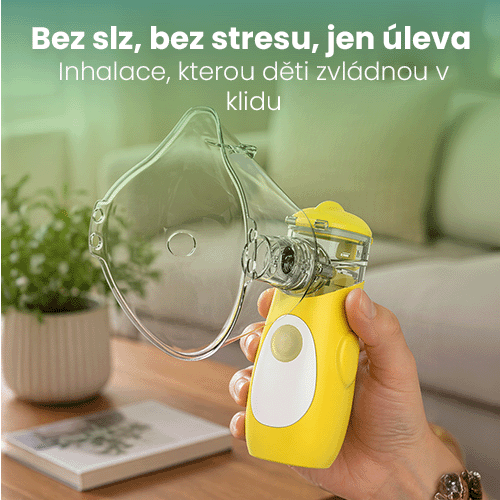 Použití inhalátoru pro děti